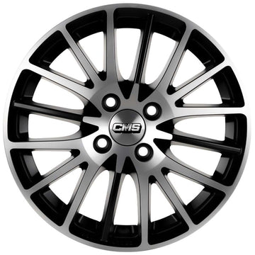 CMS-555-01 6.0x15"-4x100 ET40 67.2 Diamond Matt Black Jant (4 Adet)